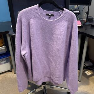 Uniqlo Lilac Crew Neck Sweater